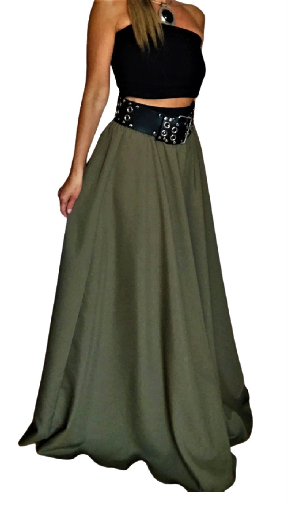 Dlouhá sukně - maxi sukně BOROS SK-L-KH1 01